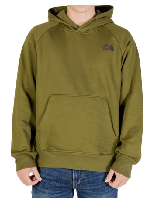 Felpa da uomo in misto cotone, cappuccio, colore woodland green. THE NORTH FACE | NF0A89F9DIW1